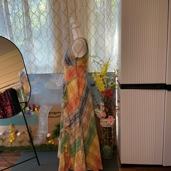 Tommy Hilfiger Vibrant Plaid Maxi Dress - Picture 2 of 5